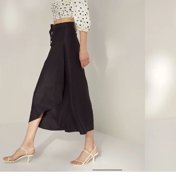 Wilfred linen midi wrap skirt - Picture 7 of 8